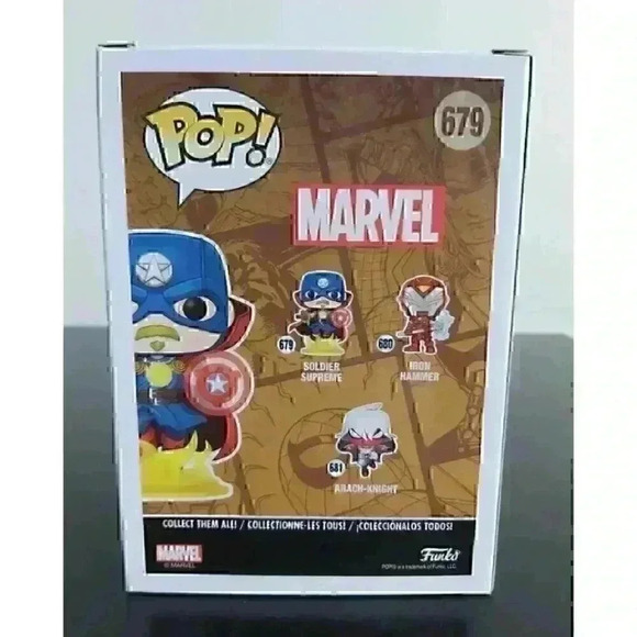 Funko Pop! Vinyl: Marvel - Soldier Supreme Infinity (Glows in the Dark) -679 - Picture 3 of 6